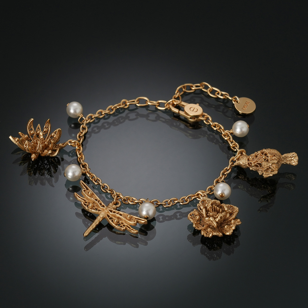 CHRISTIAN DIOR(USED)디올 JARDIN DE DIOR 브레이슬릿